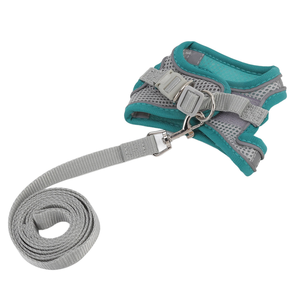Dog Harness Breathable Reflective Pet Vest Lanyard 19