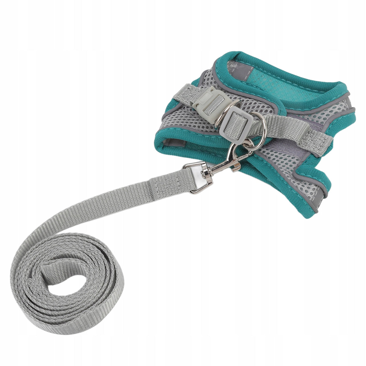 Dog Harness Breathable Reflective Pet Vest Lanyard 1H