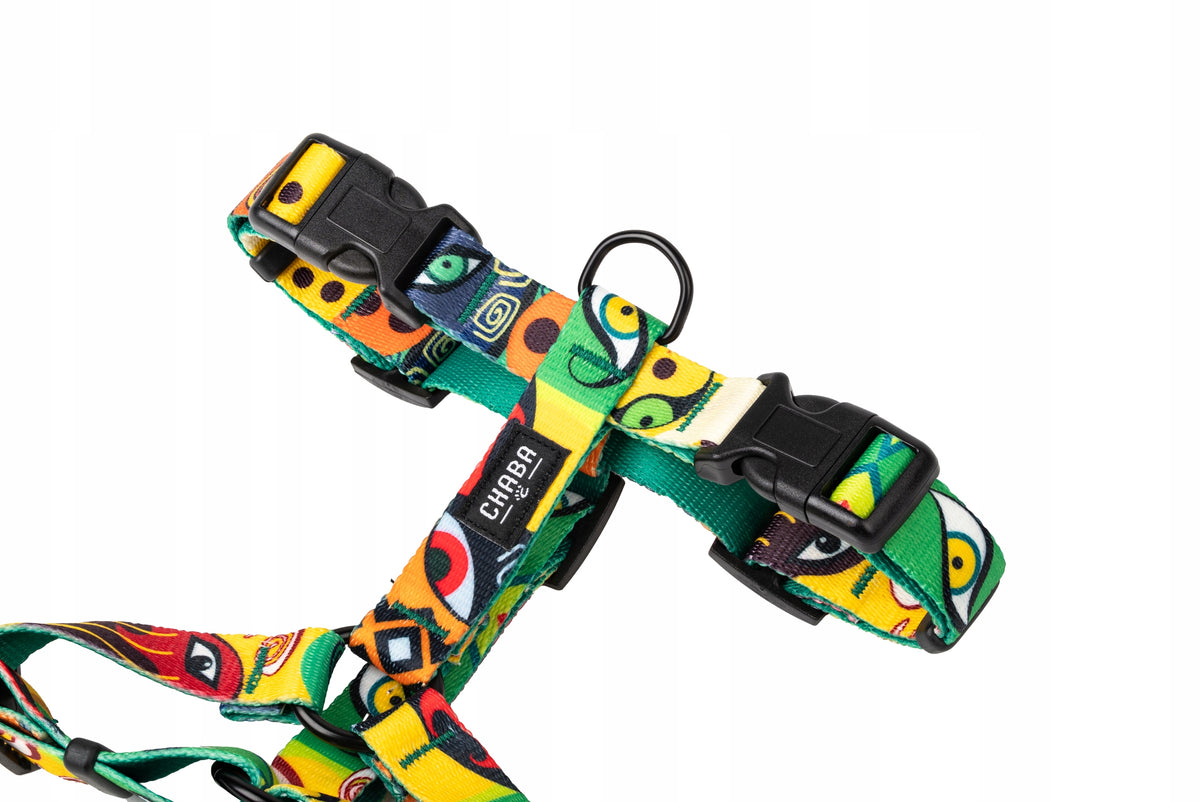 Dog Harness Chaba GUARD Pressure-Free Adjustable Durable JUMBO r. M Packaging status original