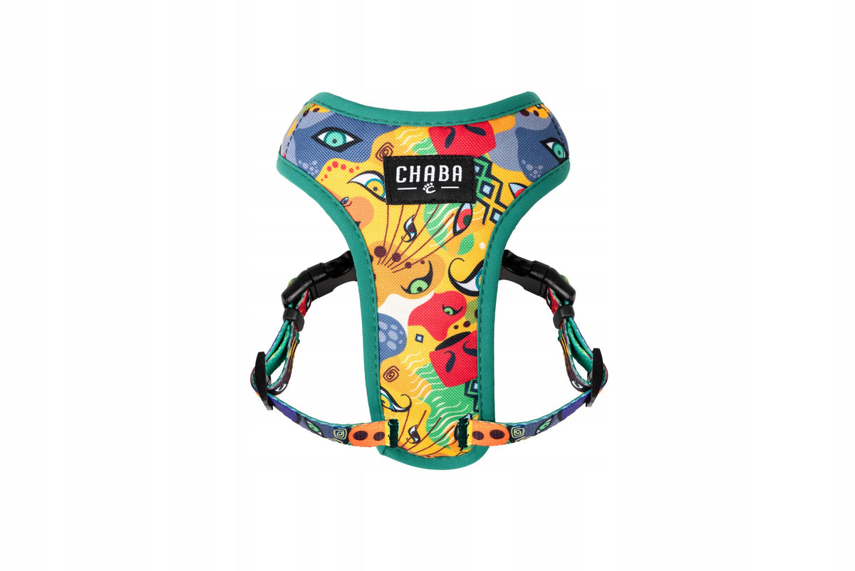 Dog Harness Chaba Guard Comfort Pressure-Free Adjustable Solid JUMBO