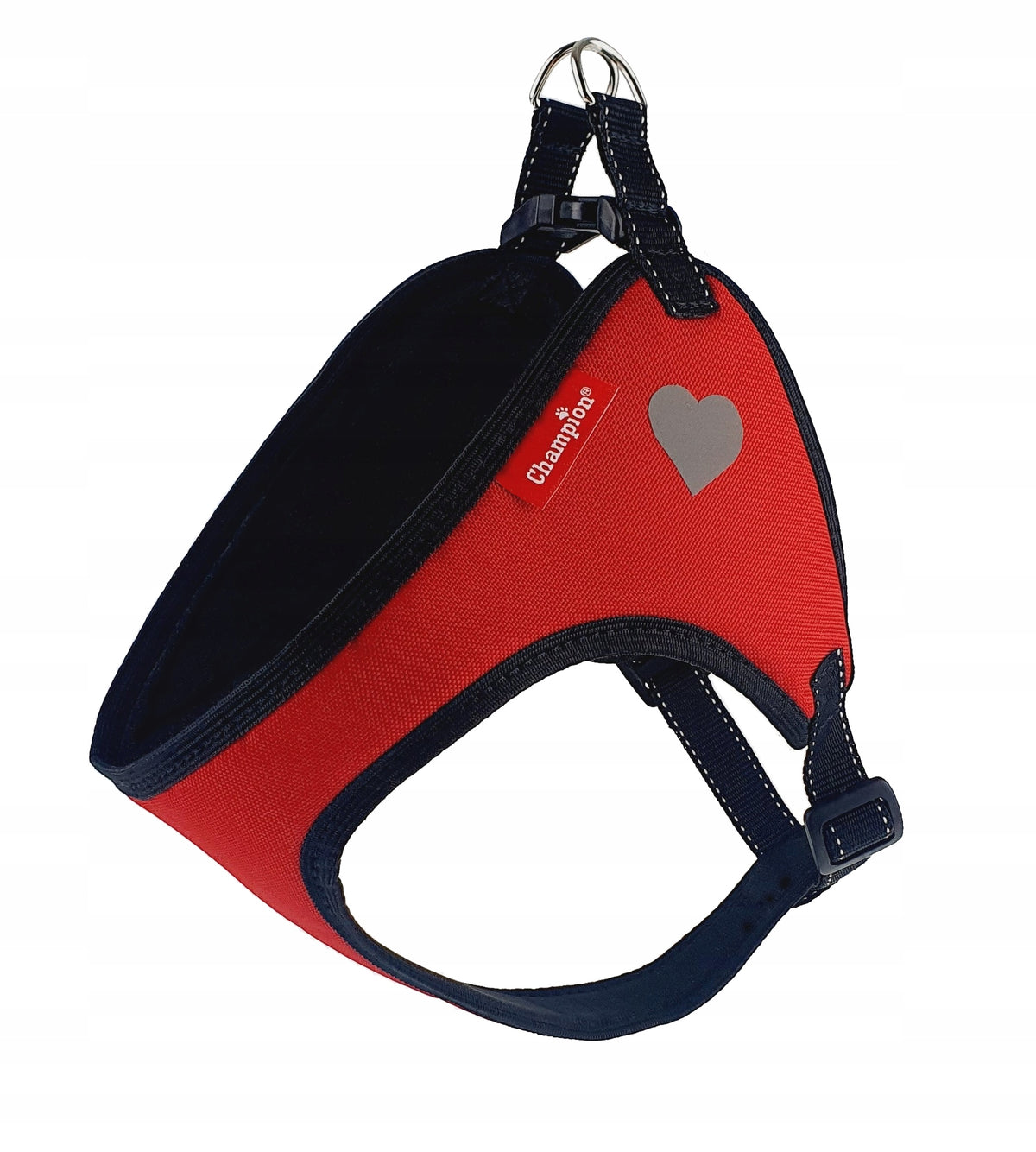 Dog Harness Champion Pressure-Free Adjustable Strong "Comfort" Red XXS