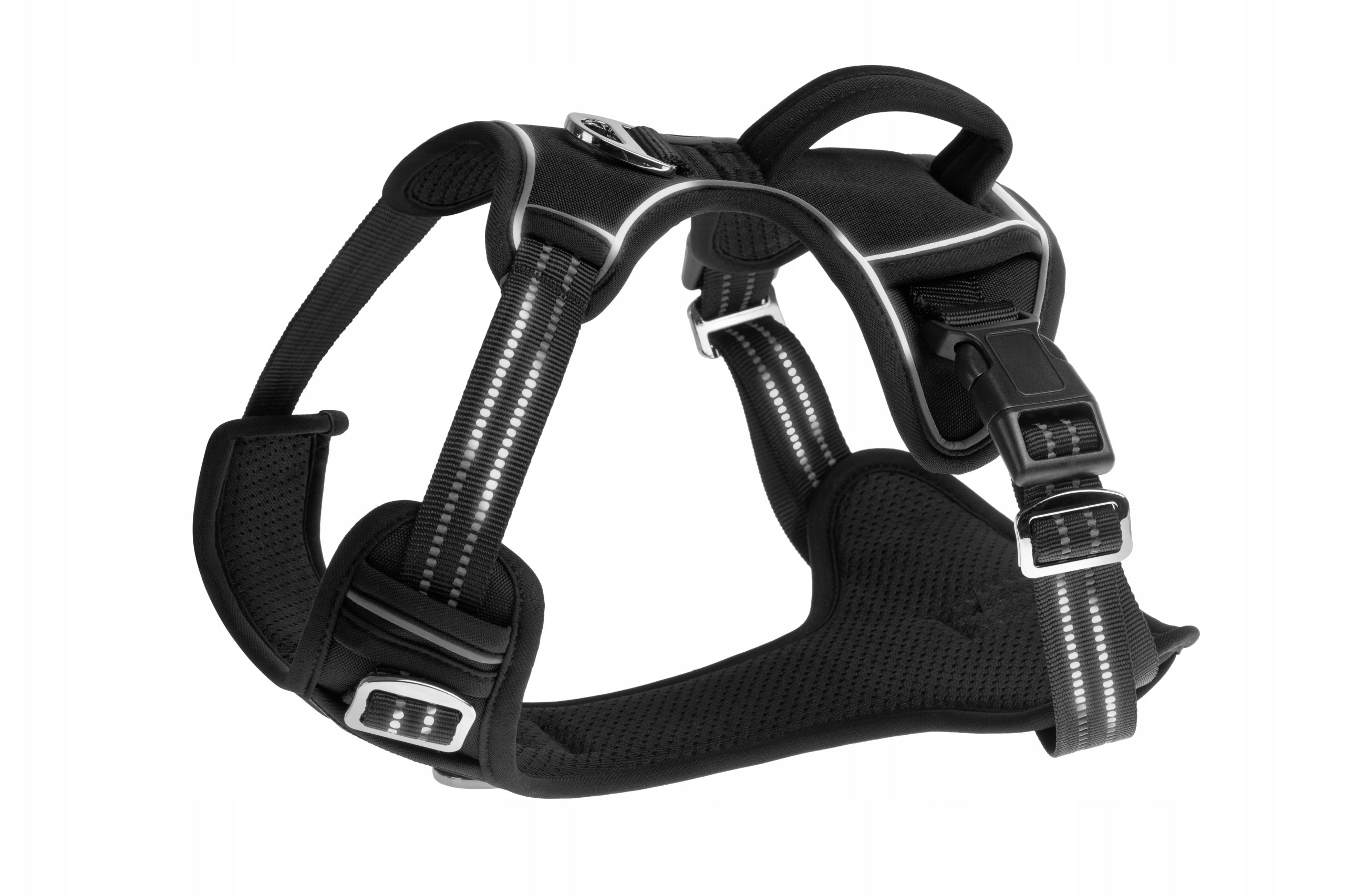 Dog Harness GUARD, SHEPHERD, LABRADOR, BLACK DURABLE size XL