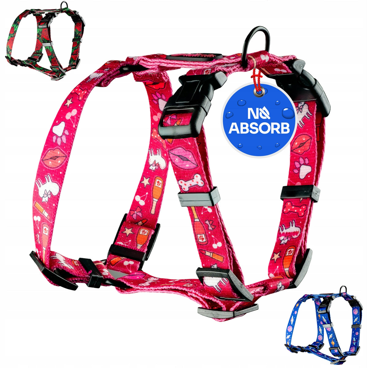 Dog Harness Guard Pressure-Free Adjustable Waterproof Lightweight NO ABSORB