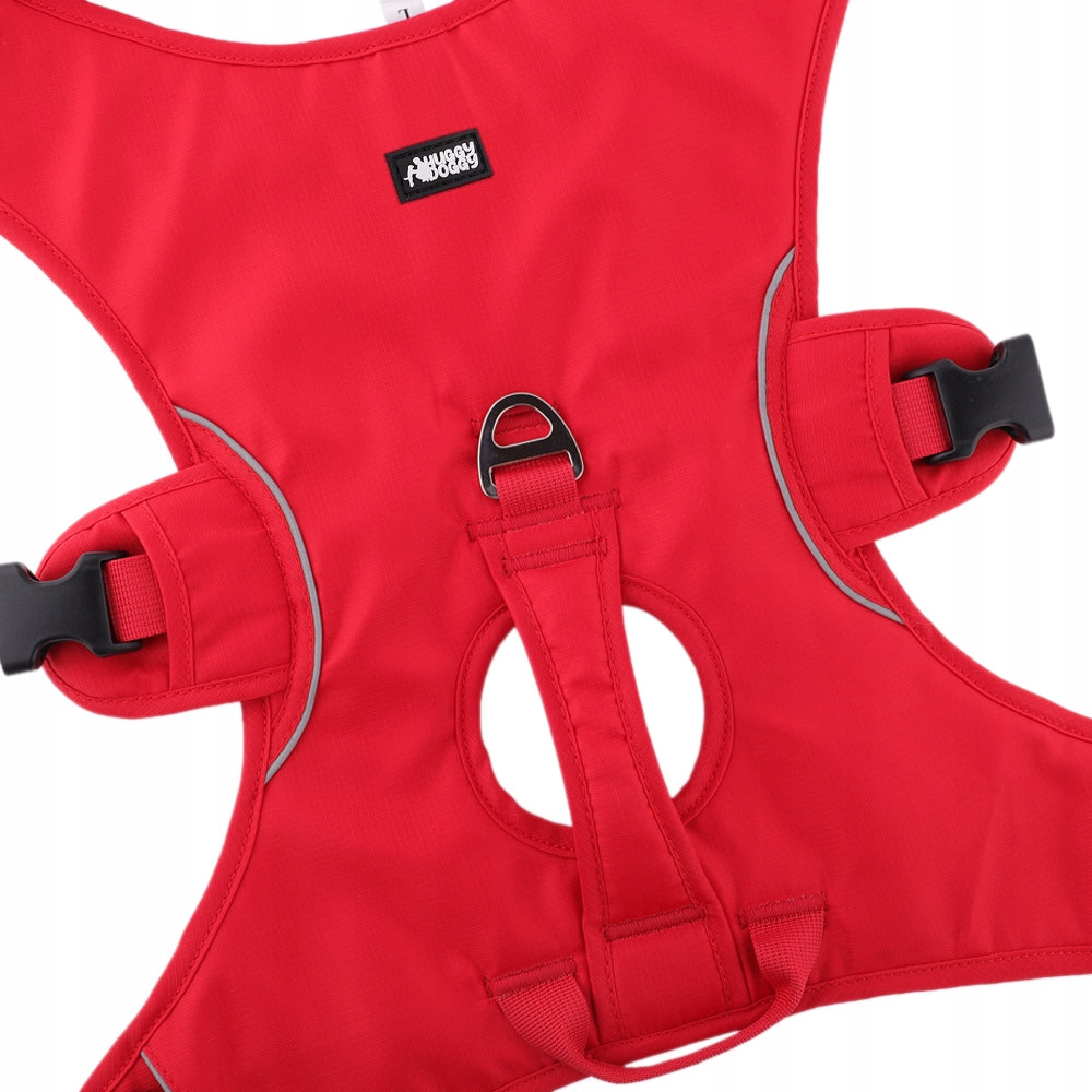 Dog Harness Guard Red Tactical Strong HUGGY DOGGY S Color red