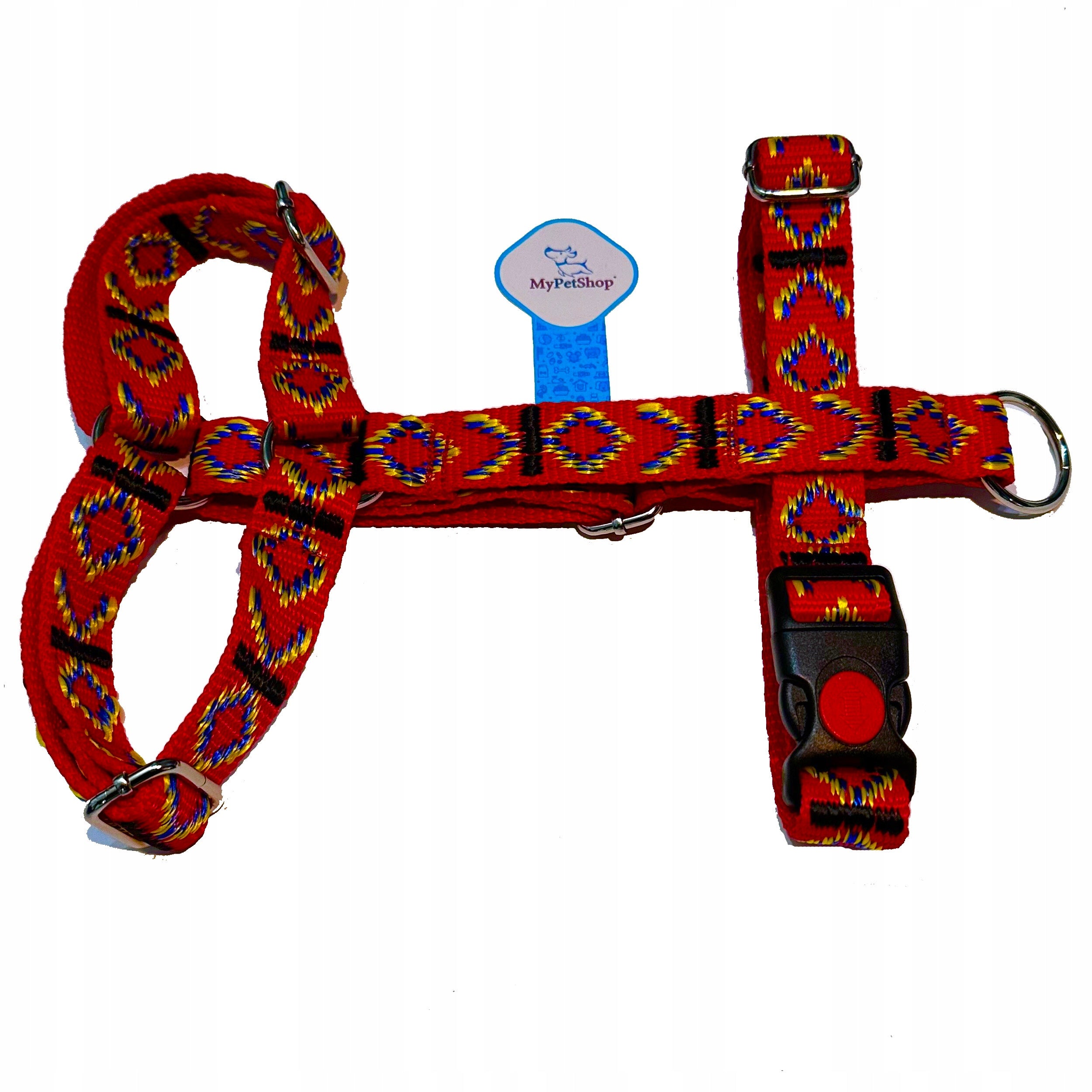 Dog Harness Guard Smooth Adjustment Size XL:50-90cm Moro Camouflage Color multicolor
