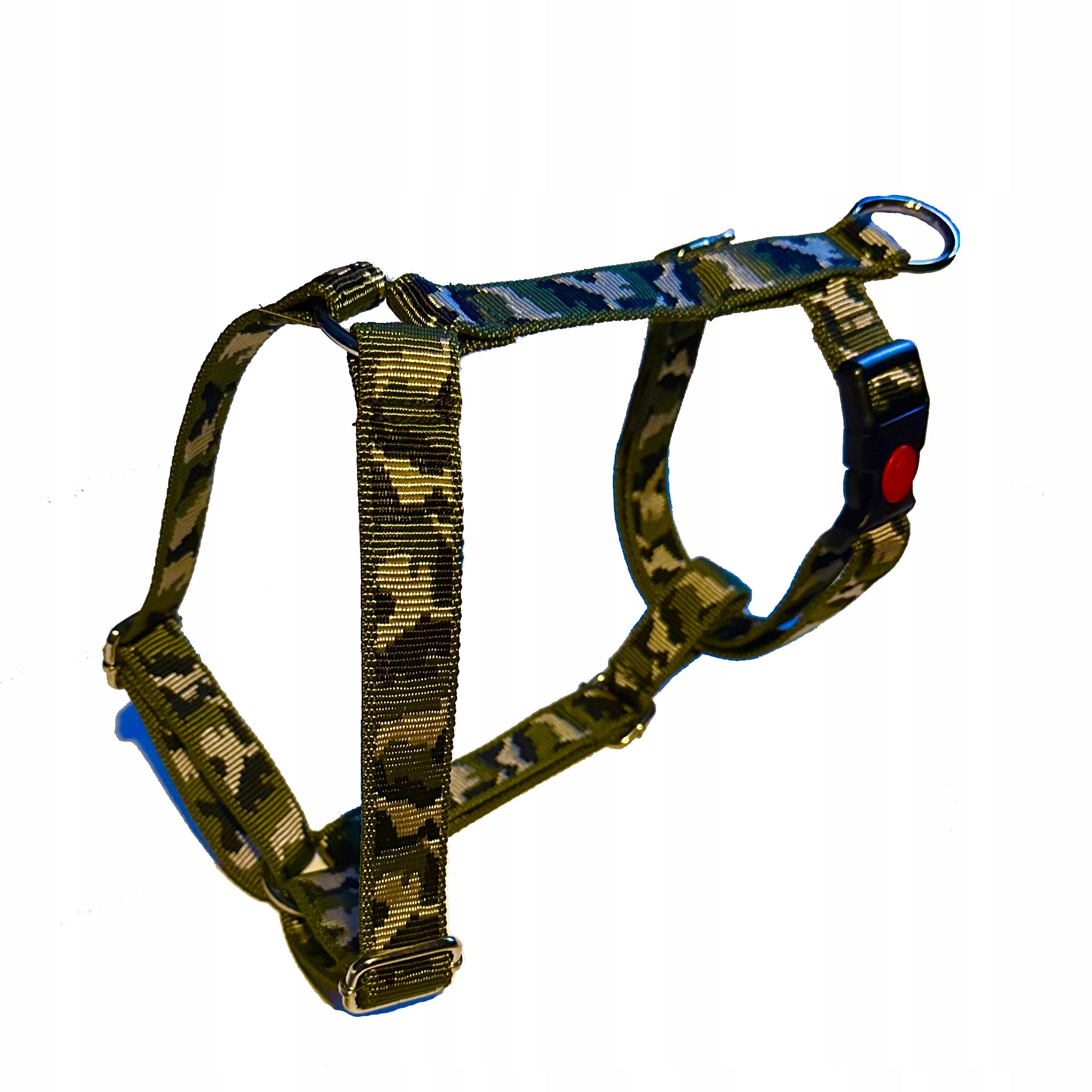 Dog Harness Guard Smooth Adjustment Size XL:50-90cm Moro Camouflage