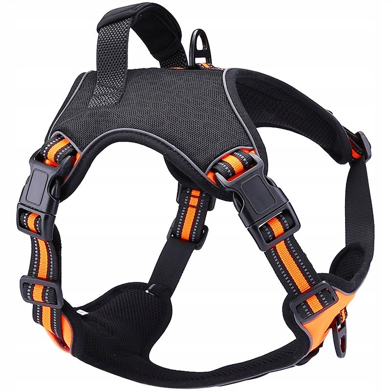 Dog Harness Large Dogs Puppies L Orange
