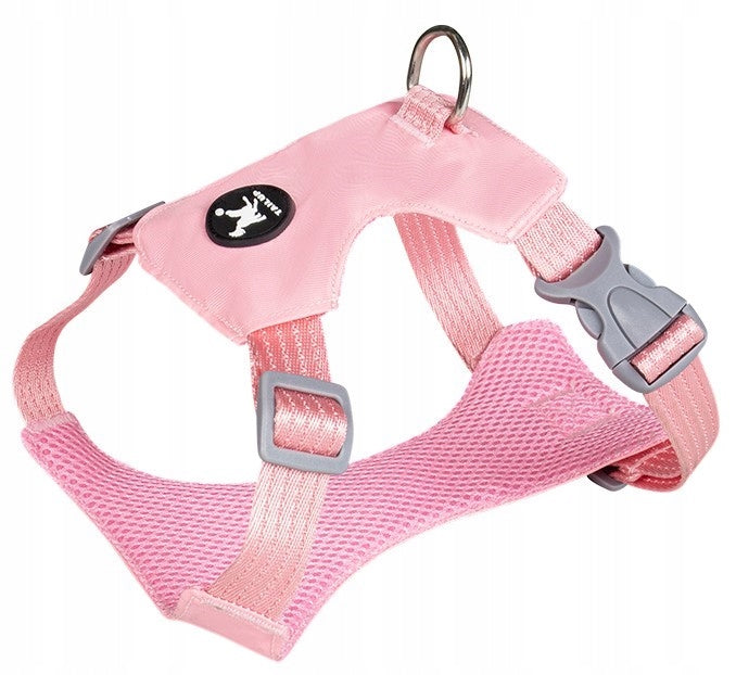 Dog Harness, PRESSURE-FREE, PINK size L