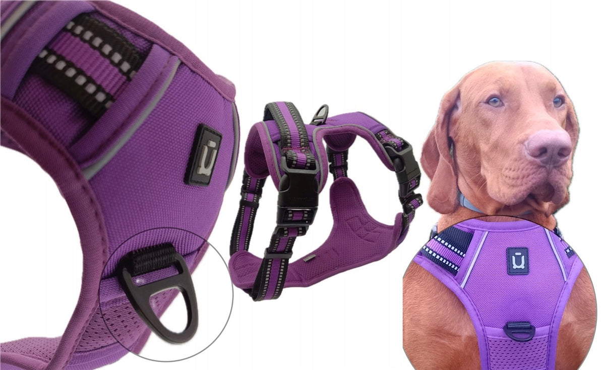 Dog Harness Pressure-Free Guard Easy Walk Handle For Dogs Pulling XL