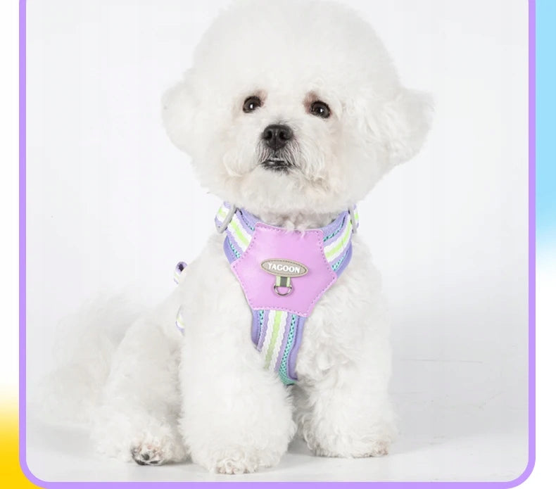 Dog Harness Pressure-Free Lightweight Breathable Reflective Adjustable M Packaging status original