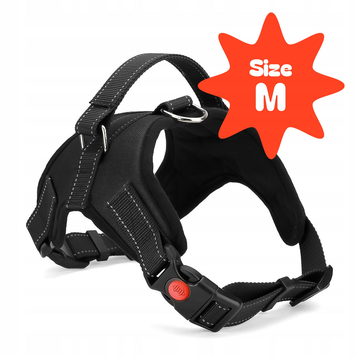 Dog Harness Pressure-Free Strong Adjustable Reflective Lightweight | For Lanyard M Packaging status original