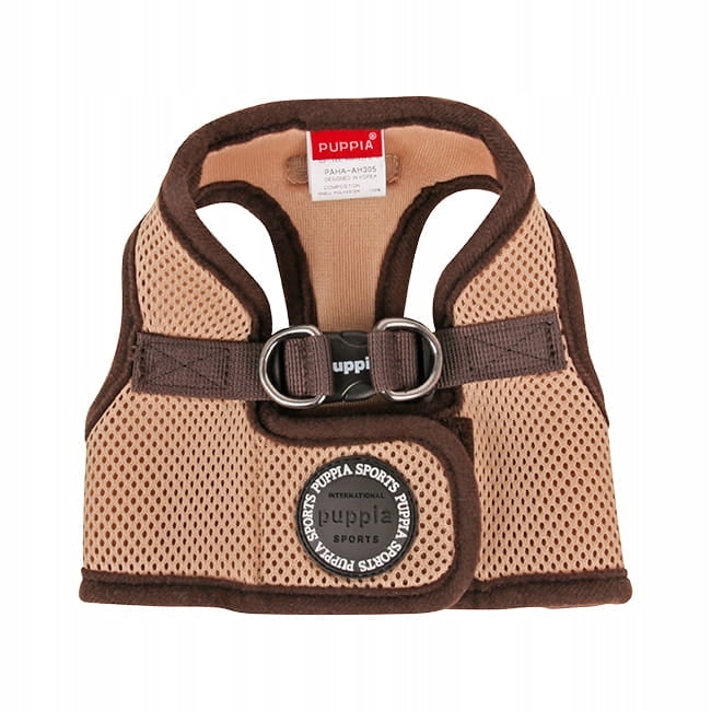 Dog Harness Puppia Soft Beige L - Pressure-Free Vest