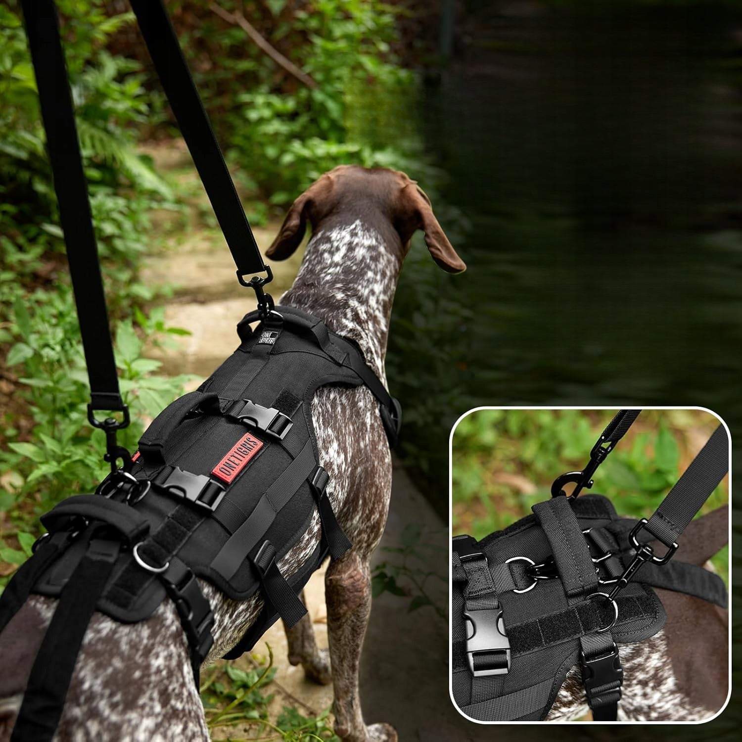 Dog Harness Rehabilitation Harness For Lifting With Handles Vest Trade name OneTigris