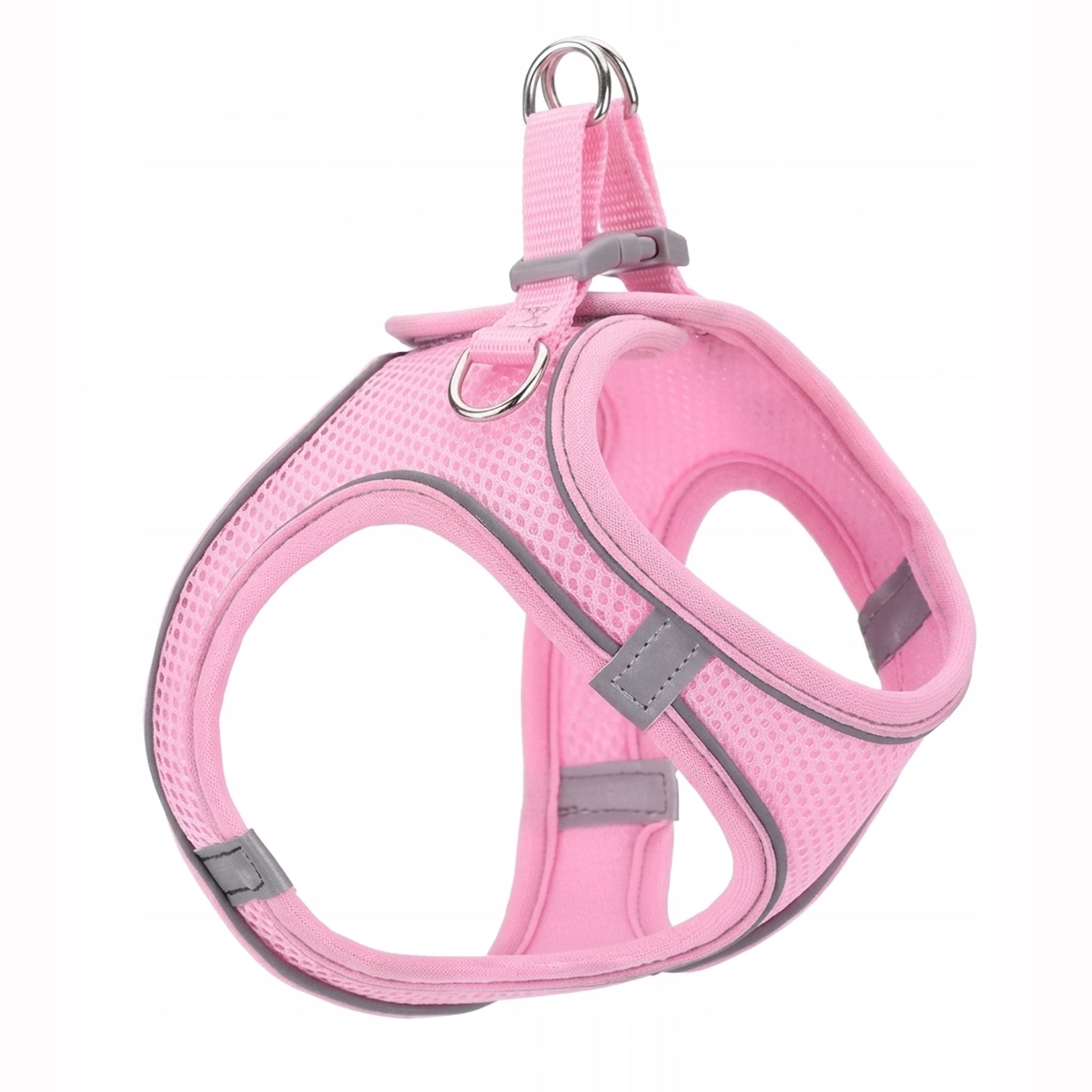 Dog Harness S Pink Pressure-Free Reflective Walking
