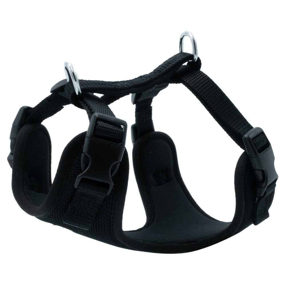 Dog Harness Soft Lining – XS 35 – 45 cm – Black