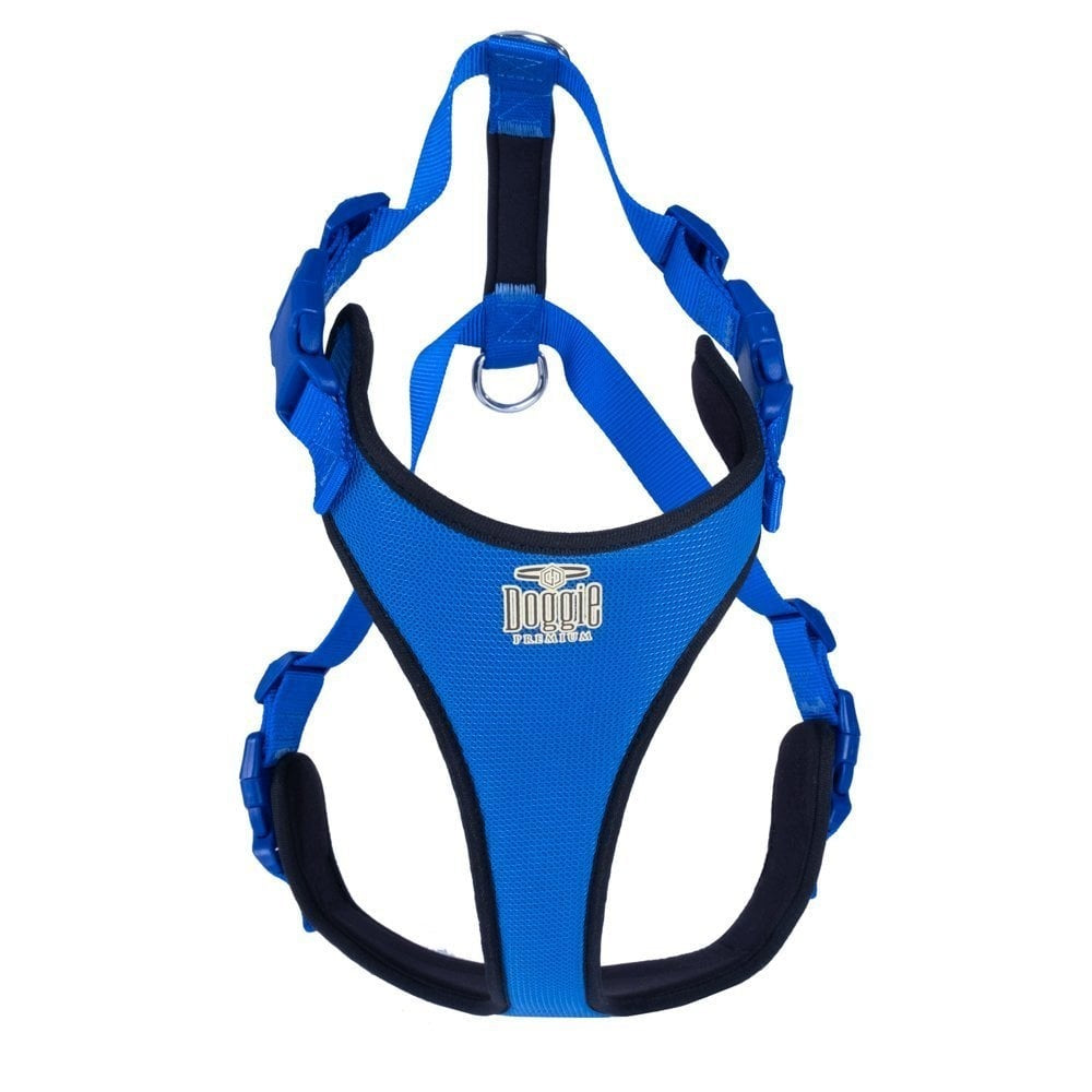 Dog Harness Soft lining – L 55-65 cm – BLUE Packaging status original