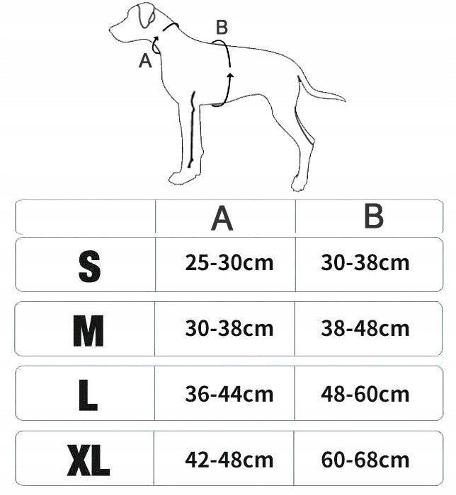 Dog Harness Strong Pressure-Free Reflective Breathable Boro1/XL Trade name Boro1/XL