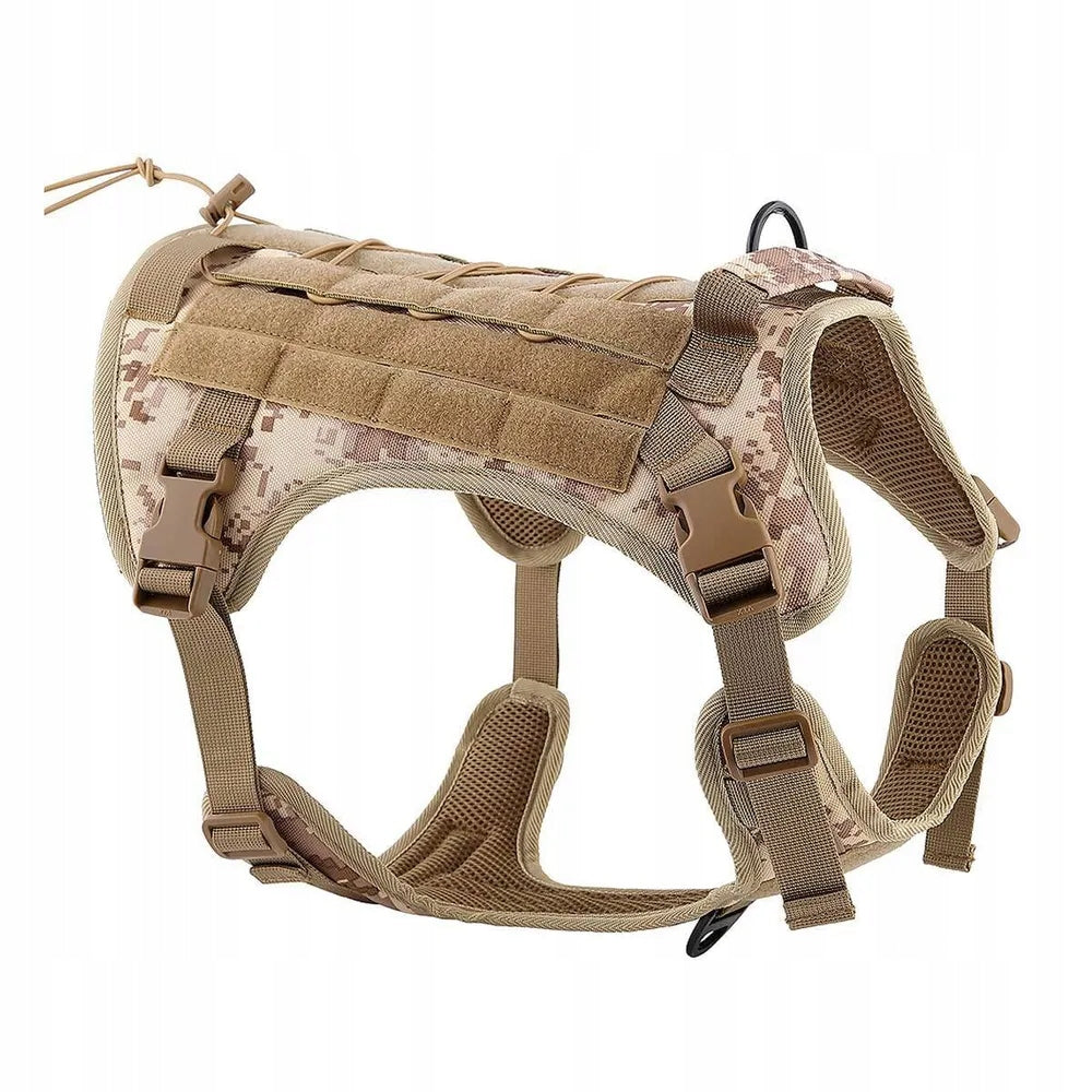 Dog Harness TACTICAL size S brown