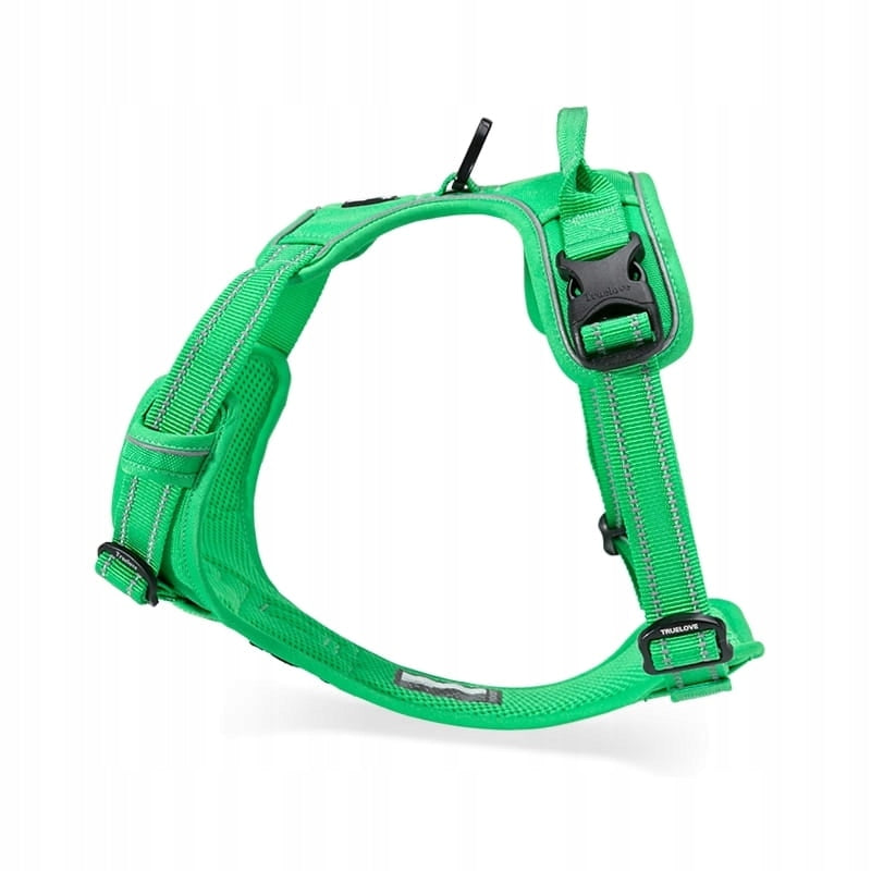 Dog Harness Truelove Front Line green STRONG S Trade name Szelki dla psa Truelove Front Line zielone MOCNE Jamnik Mops Jack Russell Terrier Shih Tzu S