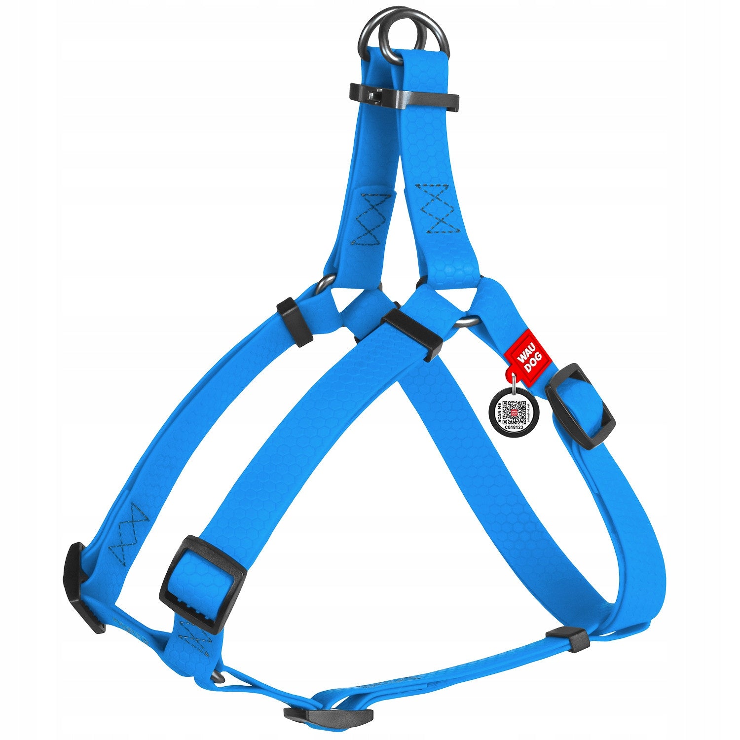 Dog Harness, Waterproof, Blue, size XS