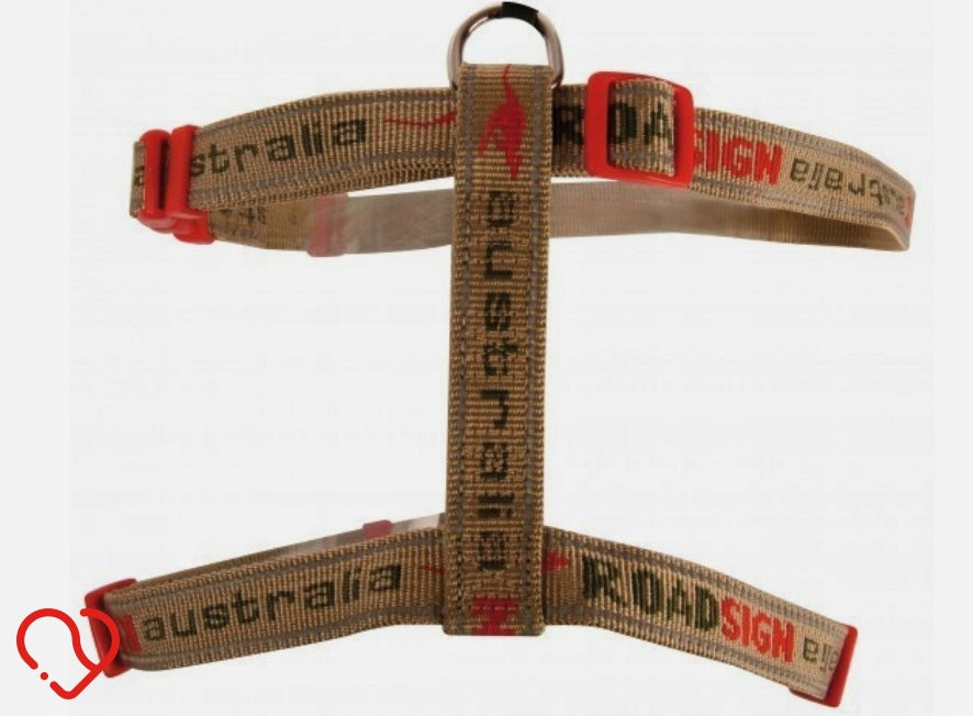 Dog Harness muscat 25mm beige