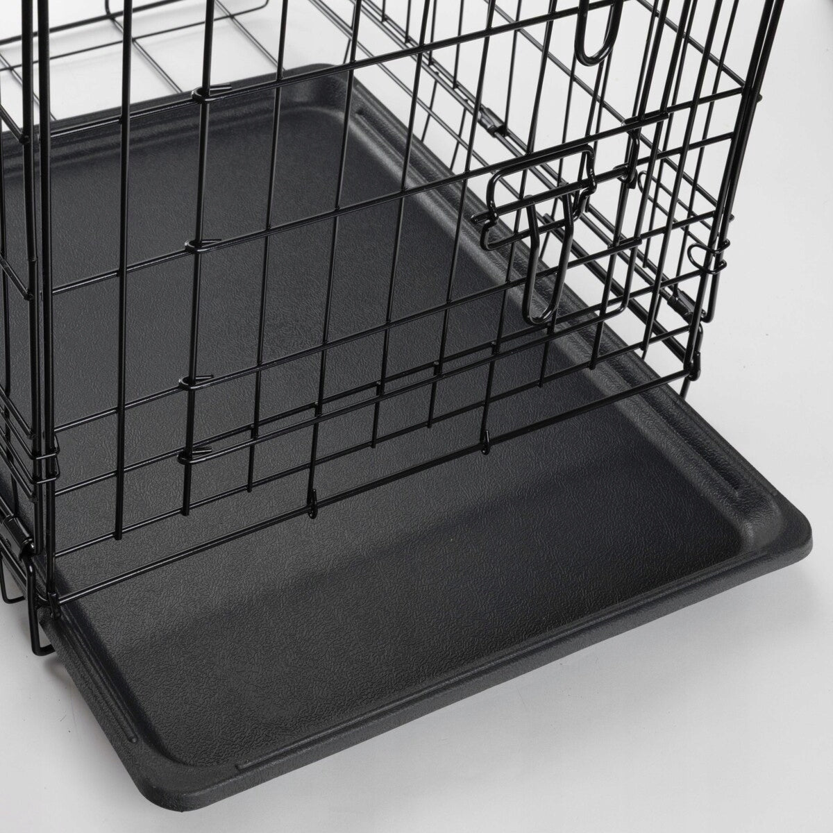 Dog Kennel Cage Transport Metal Folding XL Left 106x71x77 Kind cage