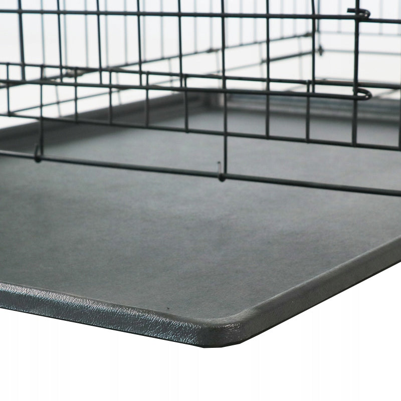 Dog Kennel Cage Transport Metal Folding XL Left 106x71x77 Product height 77 cm