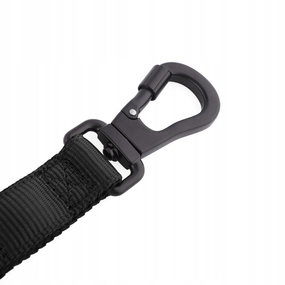 Dog Lanyard 3m Adjustable Black HUUGGY DOGGY Multifunctional M Trade name Smycz przepinana dla psa 3m regulowana czarna HUUGGY DOGGY wielofunkcyjna M buldog border beagle