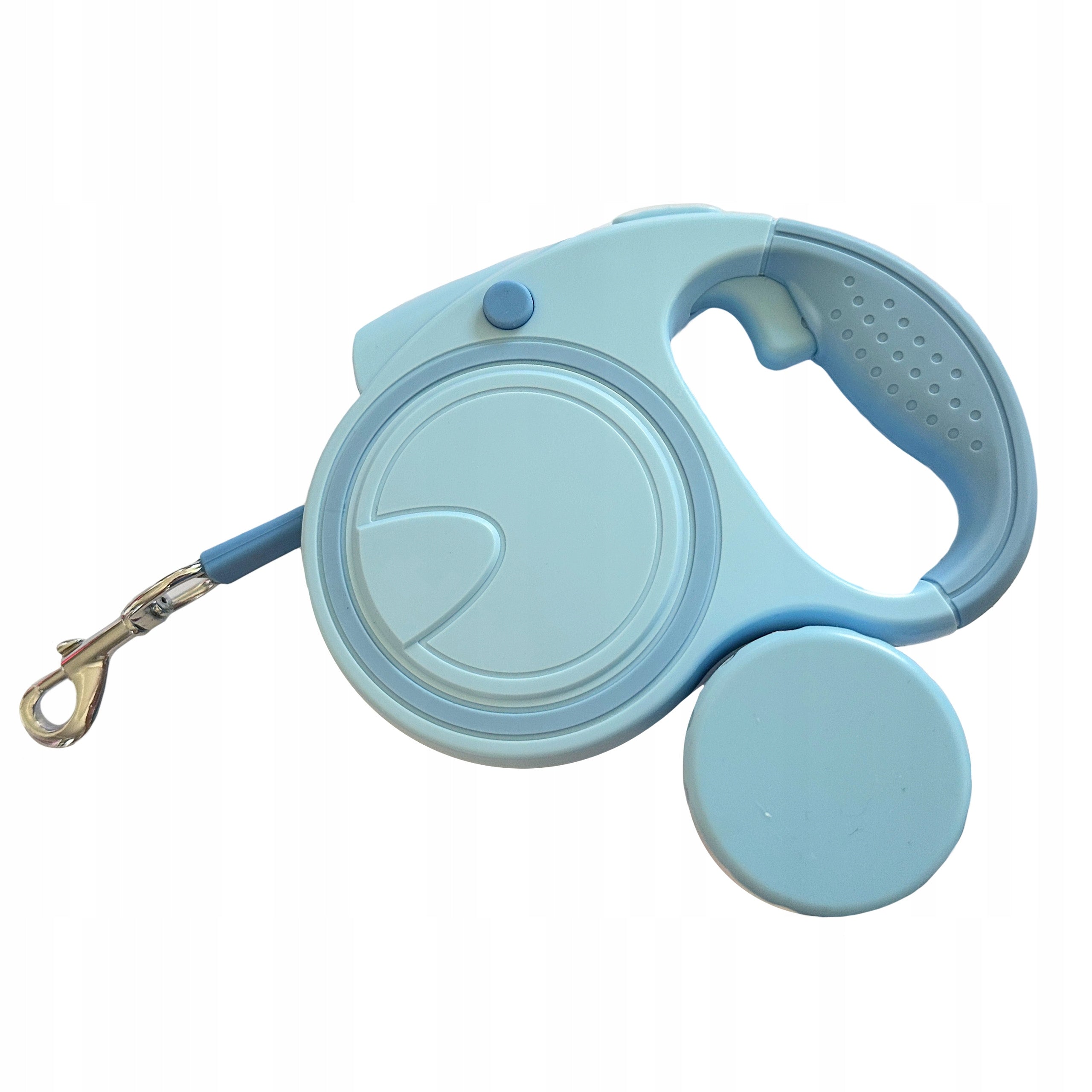 Dog Lanyard 5m Automatic With Flashlight Long Bag Container Lock Color blue