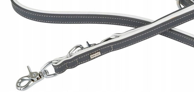 Dog Lanyard Folding Retractable Adjustable Leather Strong Long 2m Brand Barry King