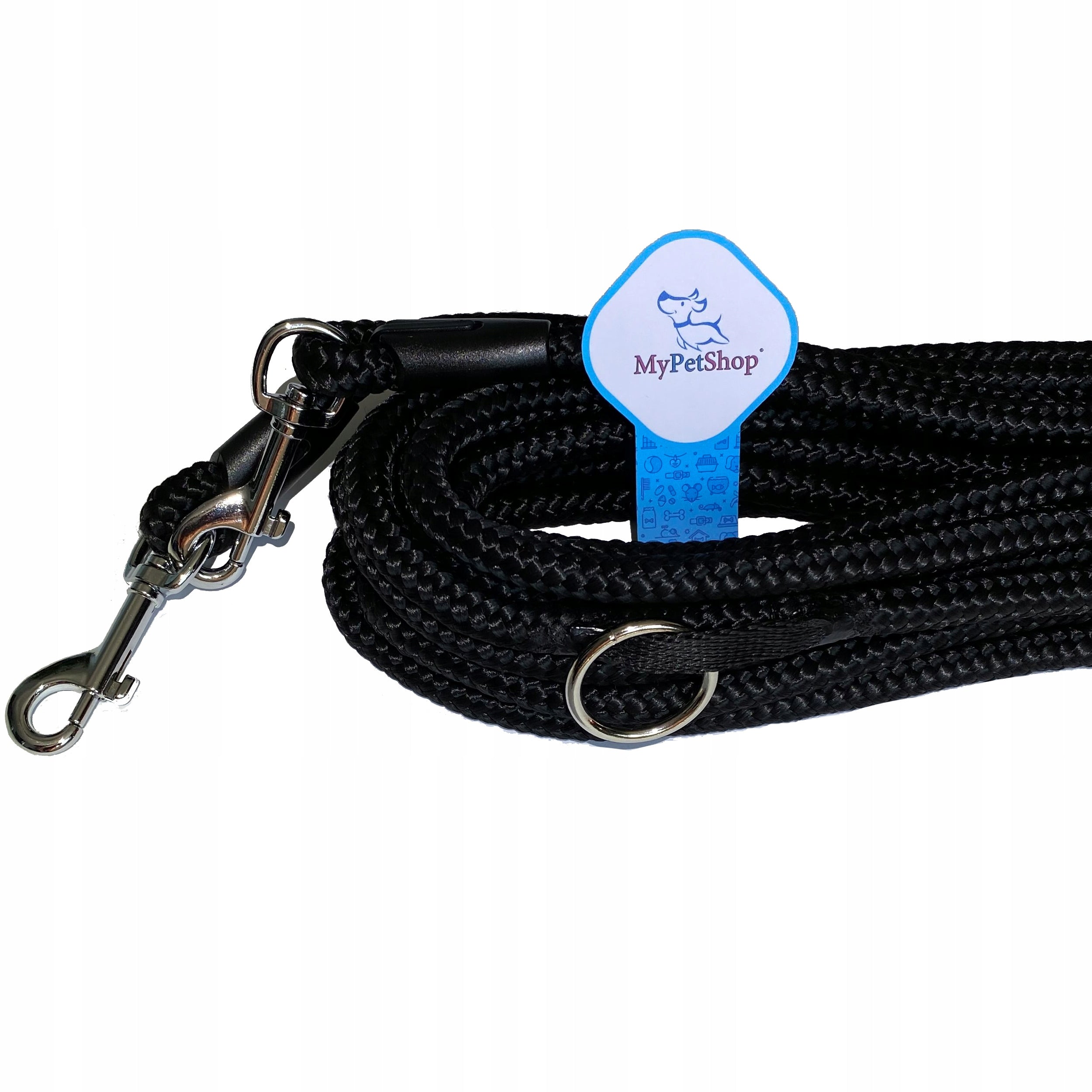 Dog Lanyard Rope Retractable 10 - 6,3 - 5m Gradually Adjustable Thick 10mm Brand MyPetShop