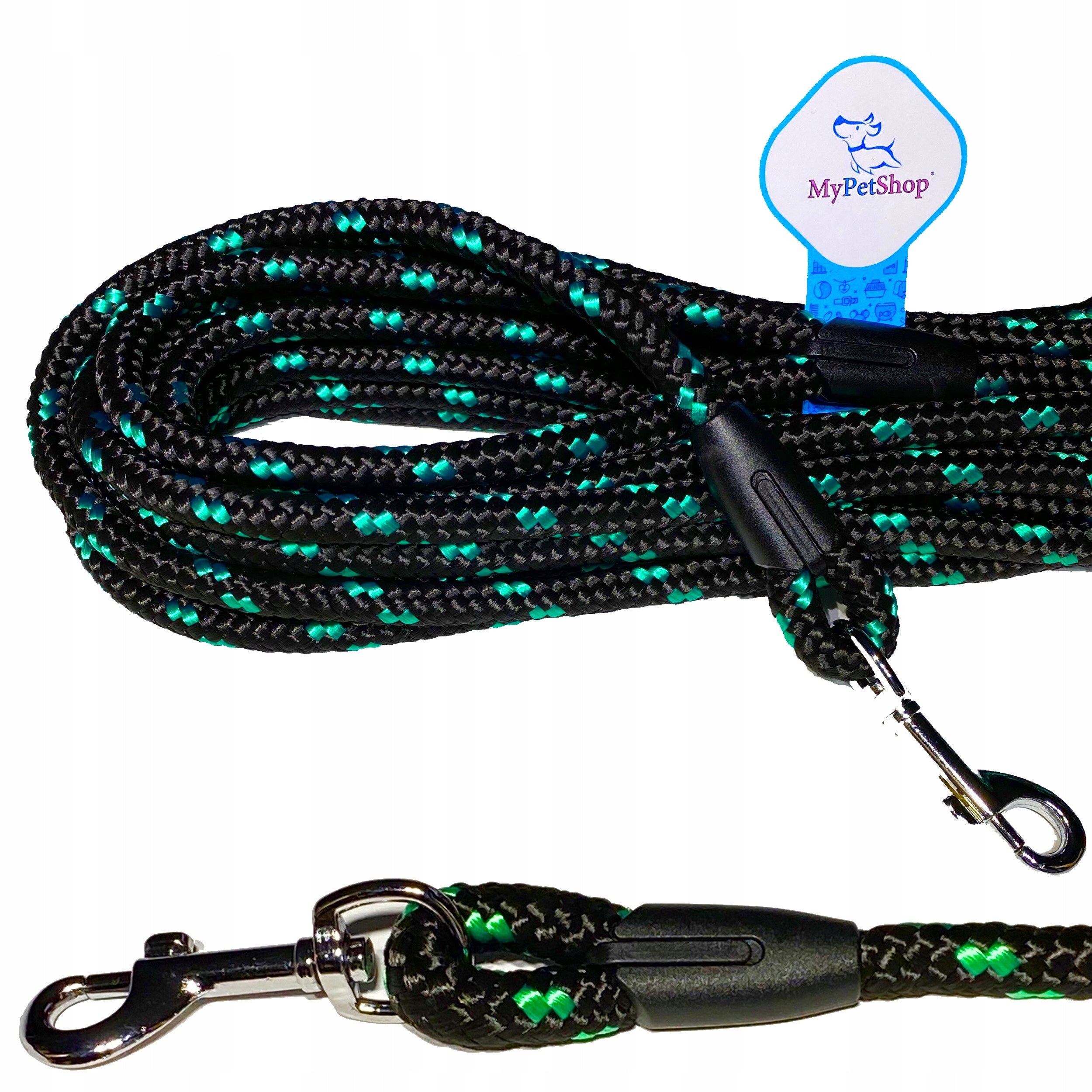 Dog Lanyard Rope Retractable 10 - 6,3 - 5m Gradually Adjustable Thick 10mm Kind training rope