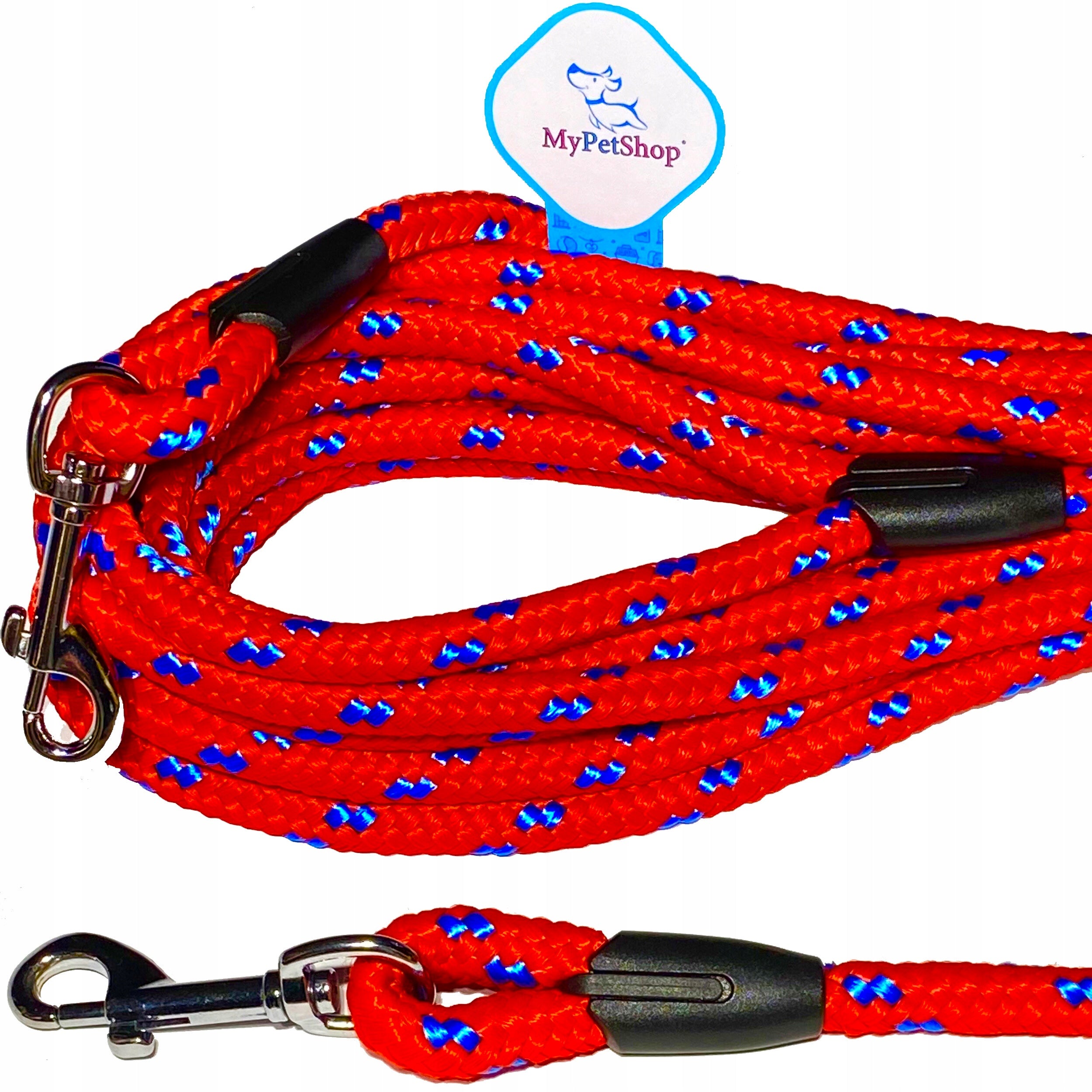 Dog Lanyard Training Rope 5m Strong Durable 10 mm Carabiner up to 220 kg Manufacturer code 0301341970992