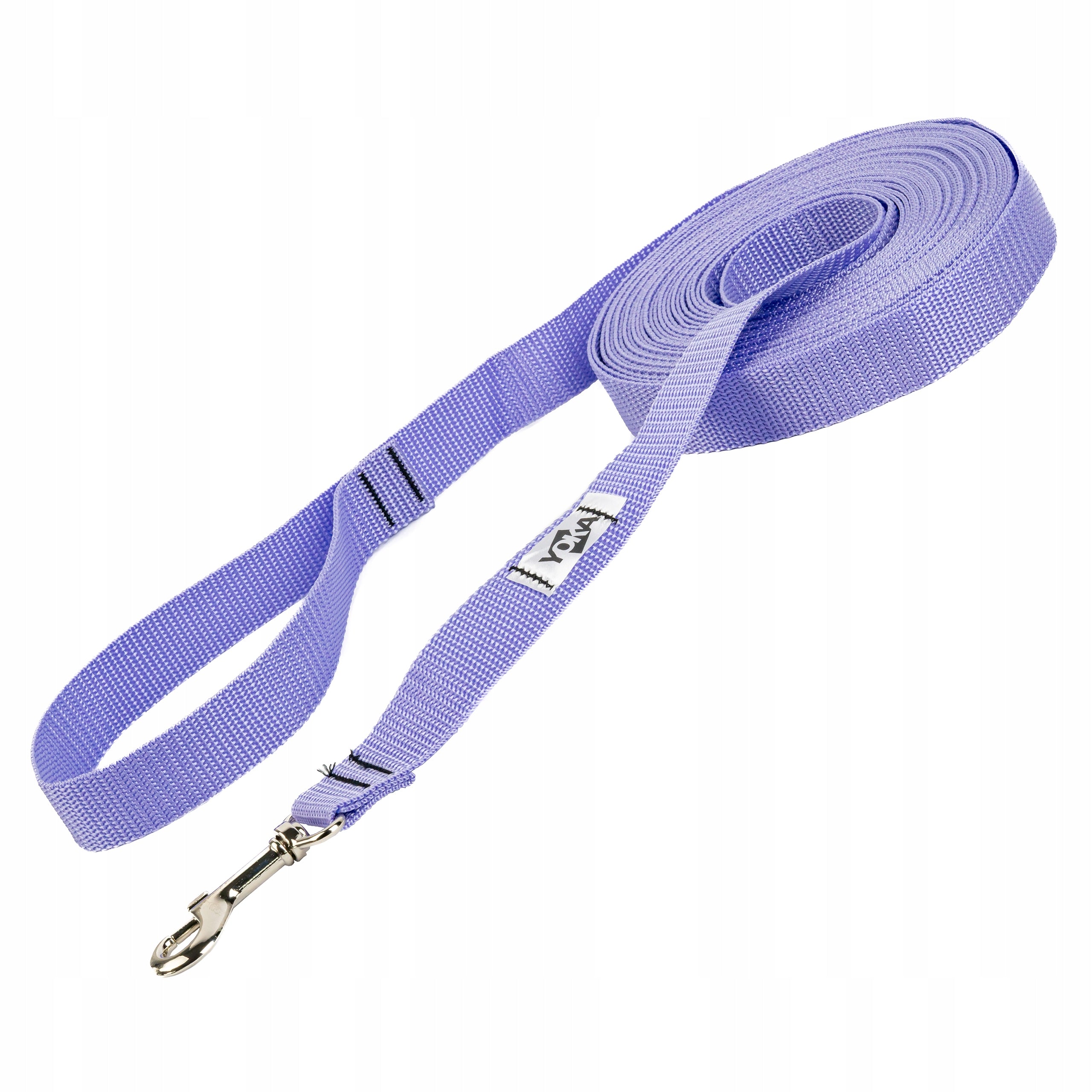 Dog Lanyard WIDE TRAINING LONG TAPE 10m Lavender Color purple