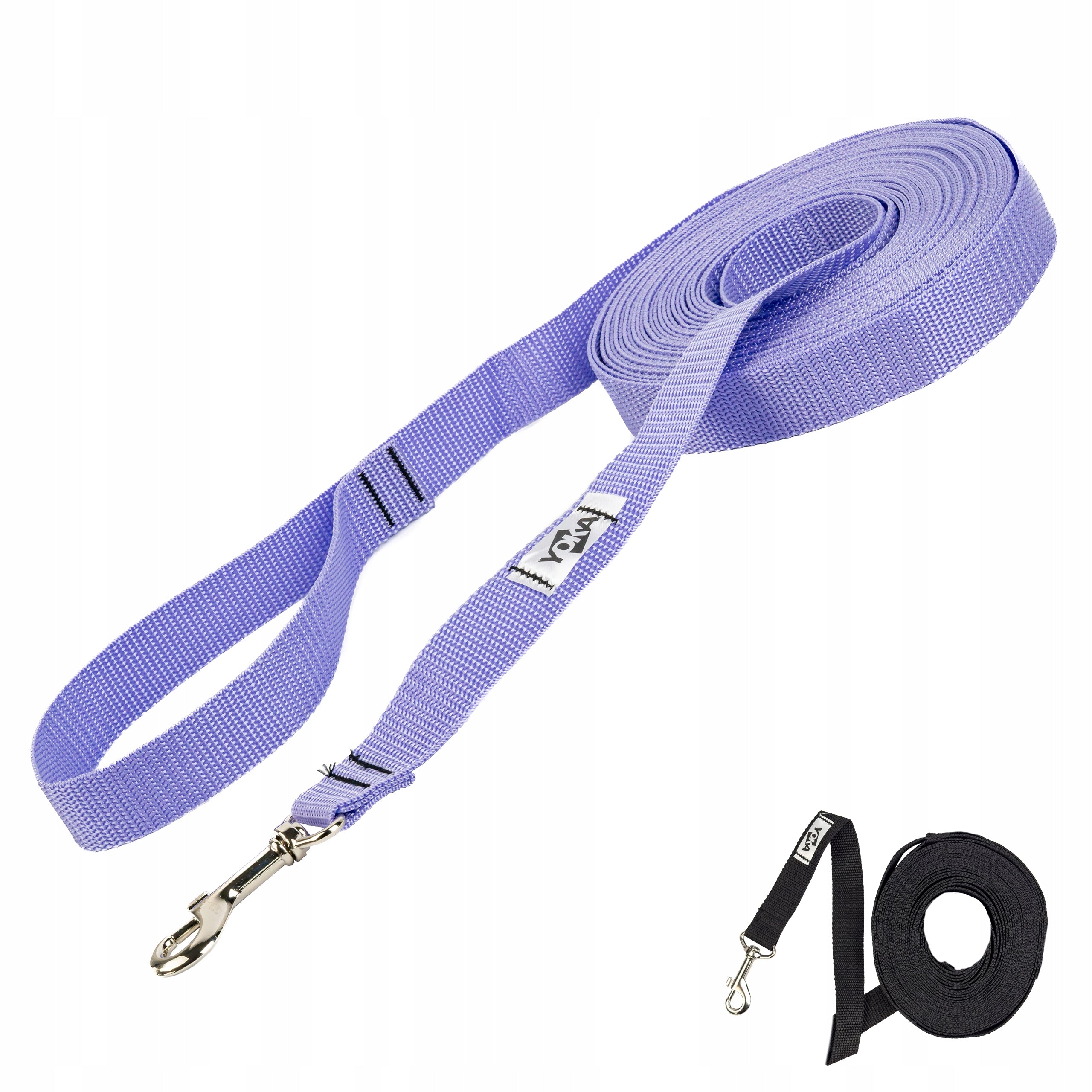 Dog Lanyard WIDE TRAINING LONG TAPE 10m Lavender