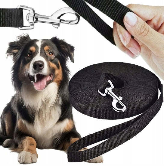 Dog Leash 10 M Training Nylon Tape Cord Long Strong Durable