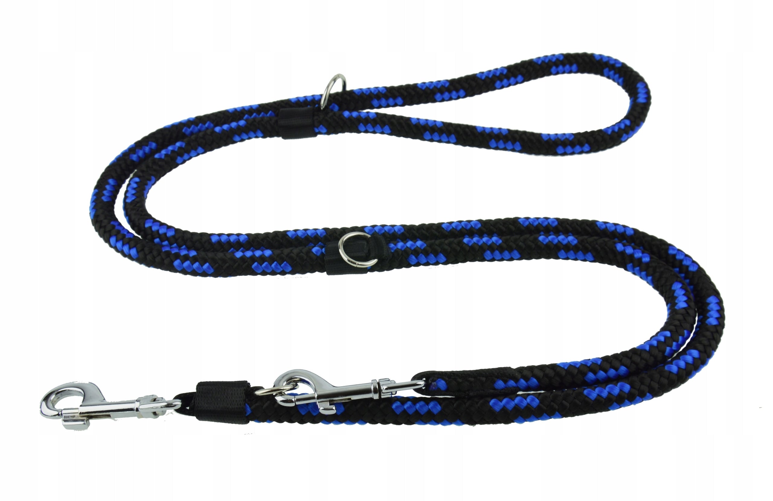 Dog Leash Cord Adjustable Thick 2,5m/1,4cm Champion Black Blue