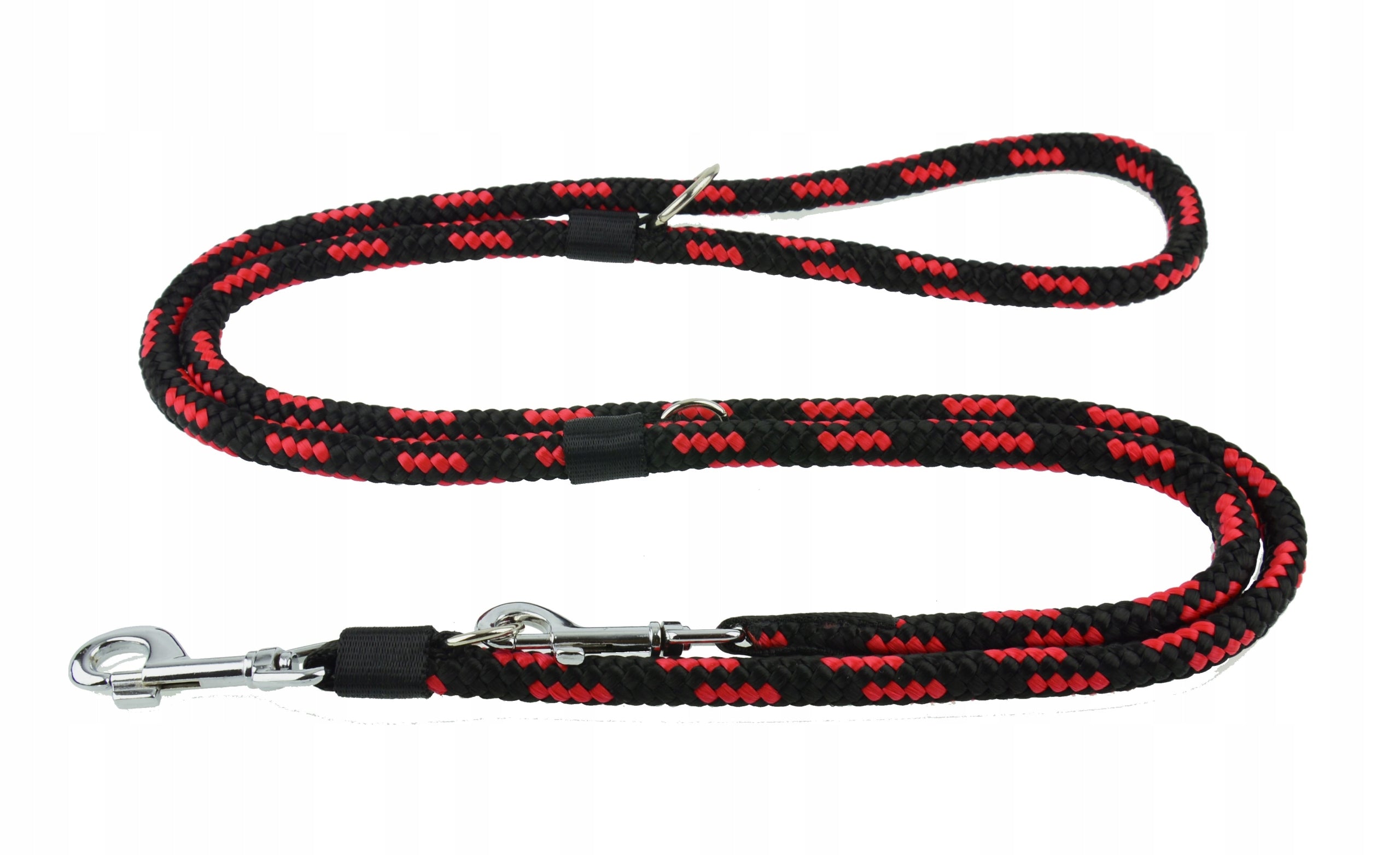 Dog Leash Cord Adjustable Thick 2,5m/1,4cm Champion Black Red