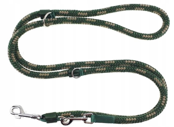 Dog Leash Cord Adjustable Thick 5,0m/1,4cm Champion Green Moro