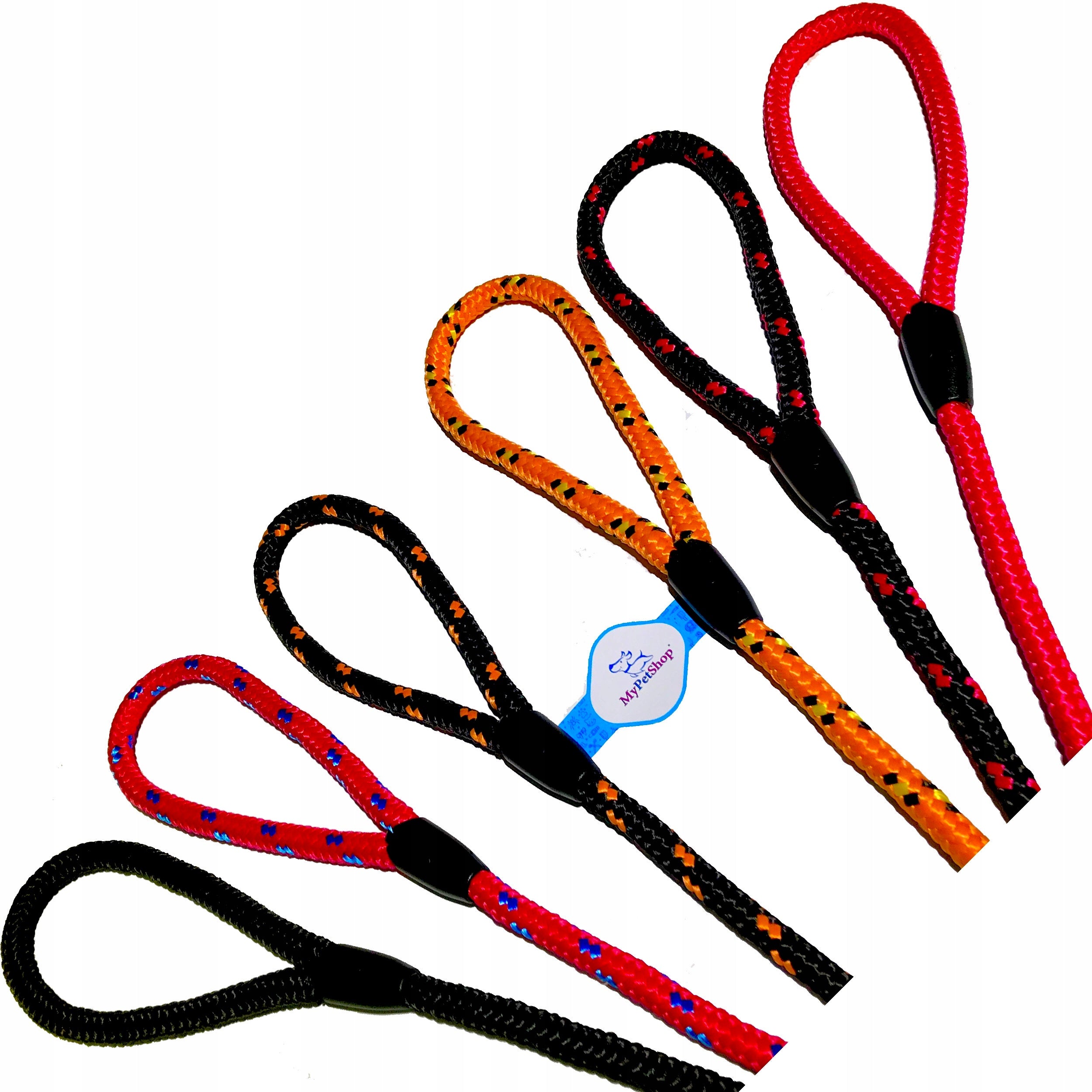 Dog Leash Training Rope 10m Thick Durable 10mm Carabiner up to 220kg Color multicolor