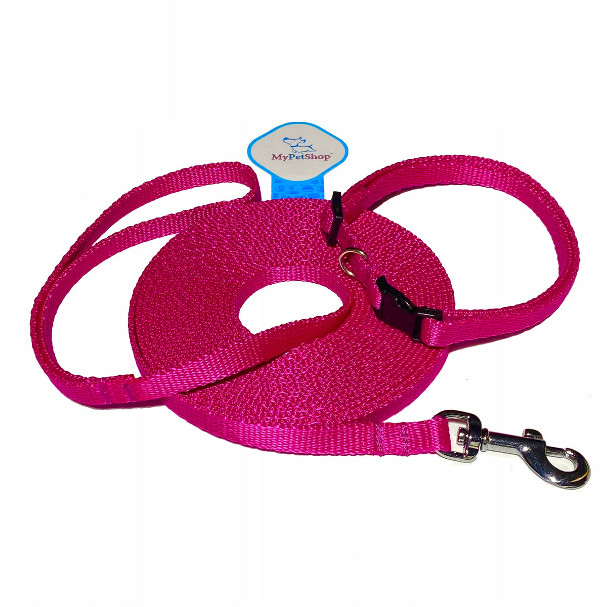 Dog Leash Walking Training 5m with Adjustable Collar Strong Thick 10mm. Packaging status original