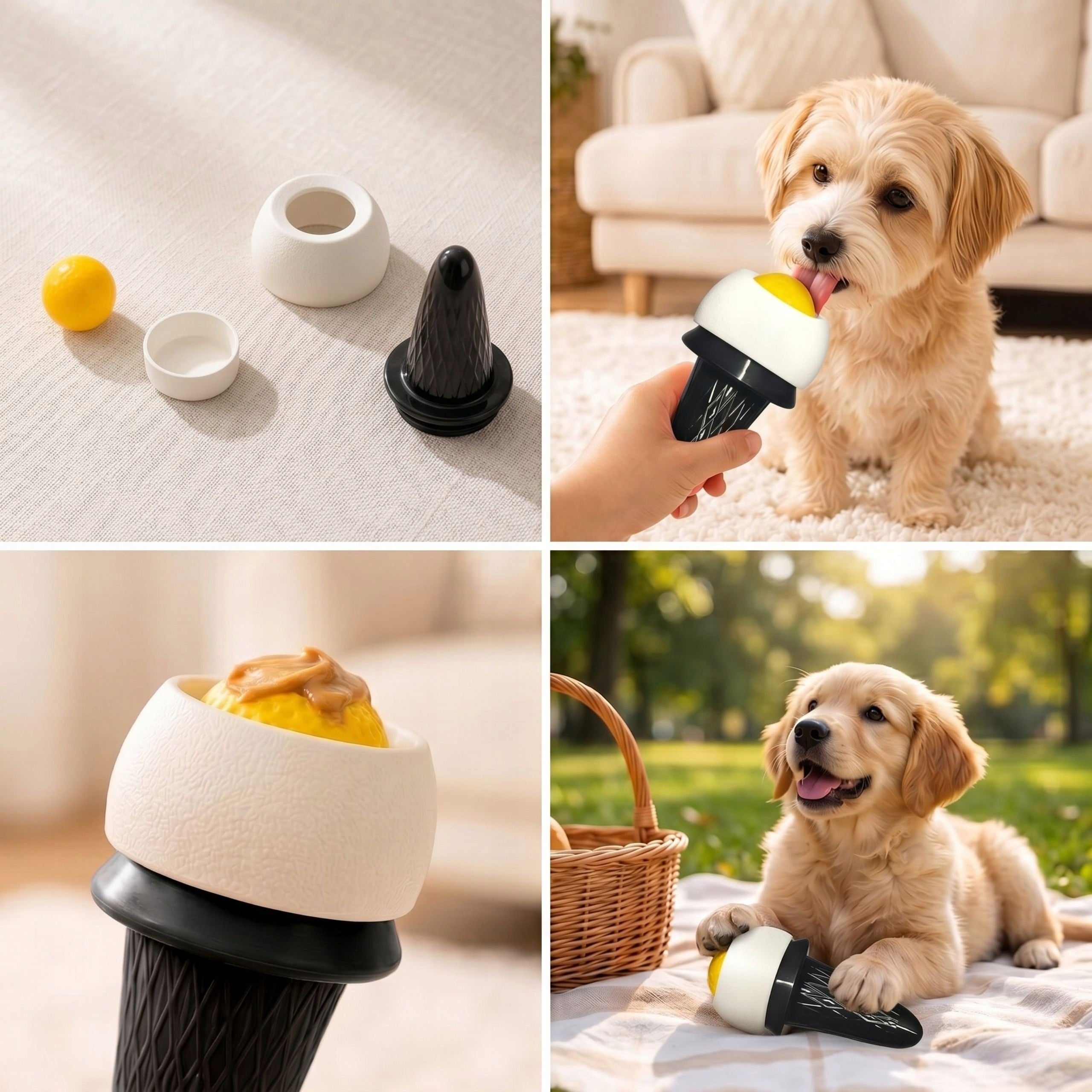 Dog Licking Food Slowing Bowl Rotating Stress Lick Manufacturer code MISKA spowalniająca jedzenie do LIZANIA LÓD