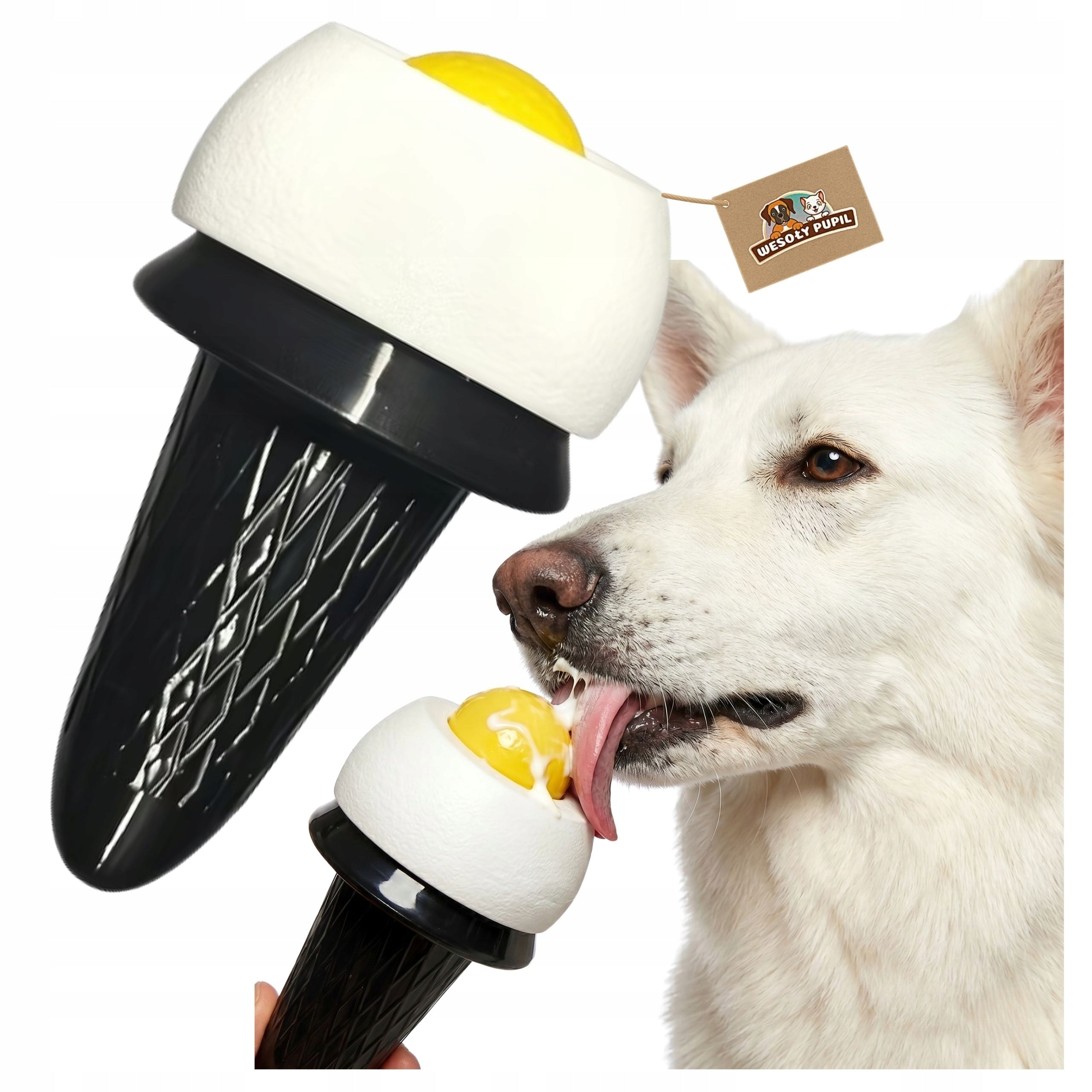 Dog Licking Food Slowing Bowl Rotating Stress Lick