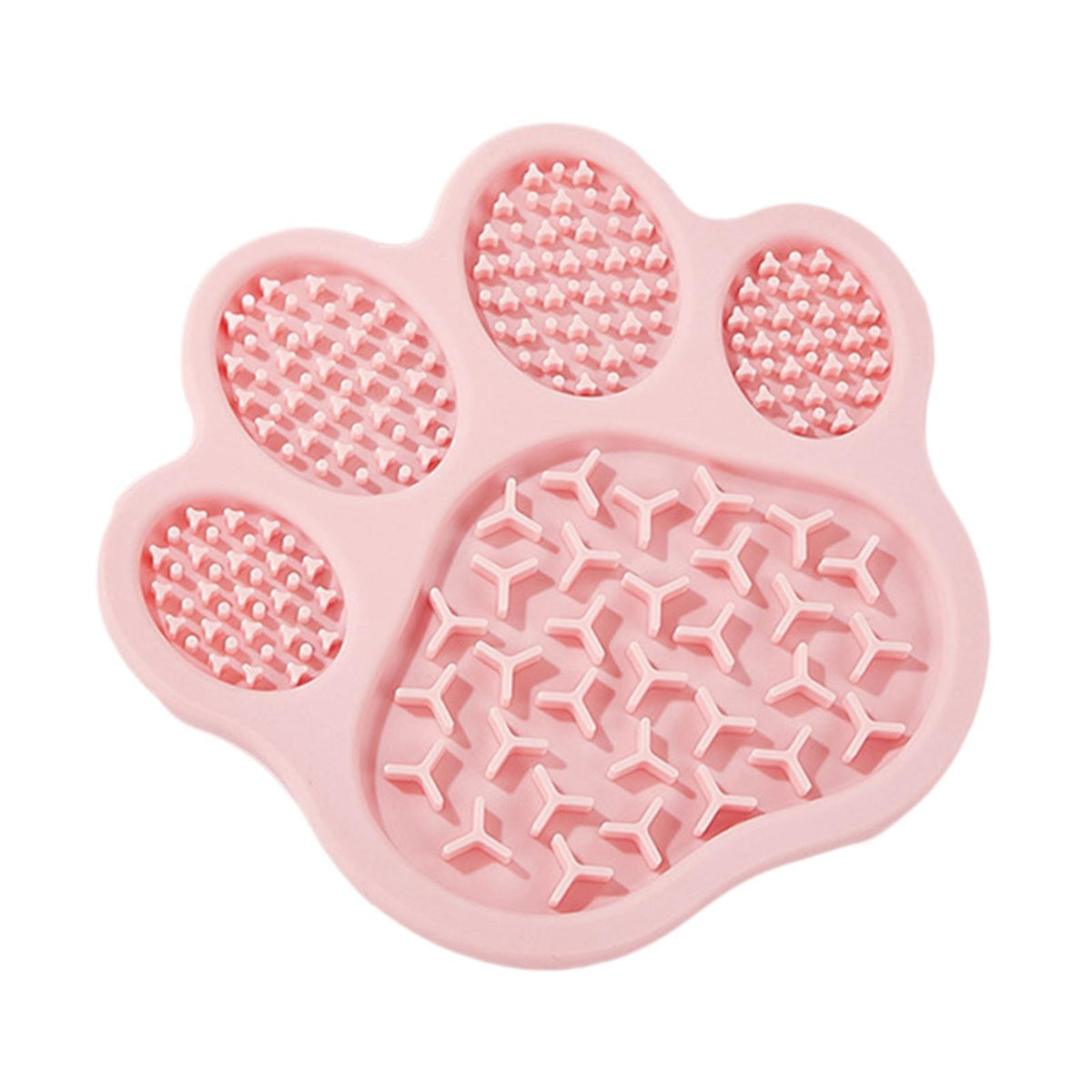 Dog Licking Pad with Suction Cup Easy to Clean Reusable Convenient Pink Packaging status original