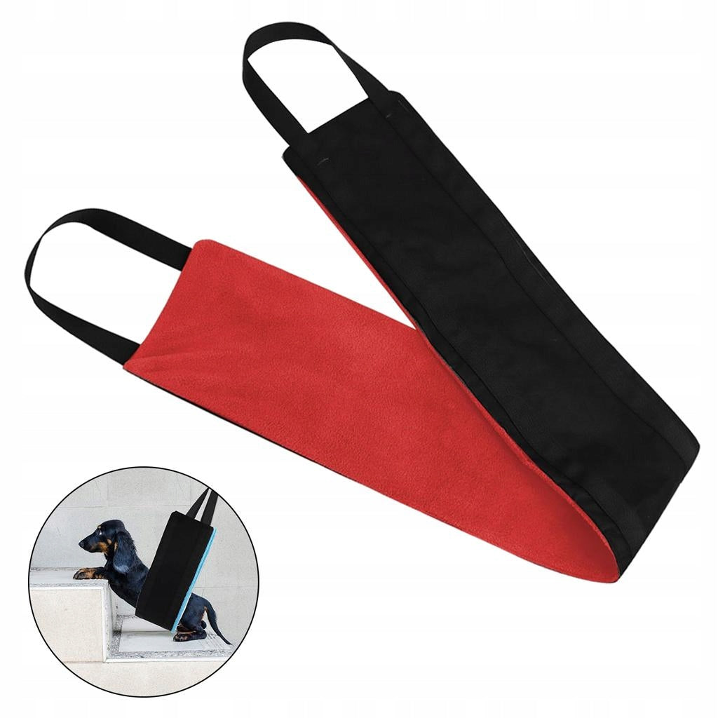 Dog Lift Sling Padded Rear Legs Hip Support Harness Lifting Band Rose Red Packaging status no packaging