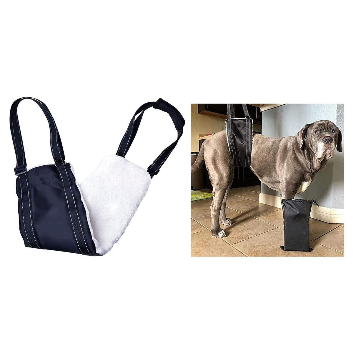 Dog Lift Support Harness Portable Auxiliary Belt Adjustable Lifting Sling S Manufacturer code 03364047462