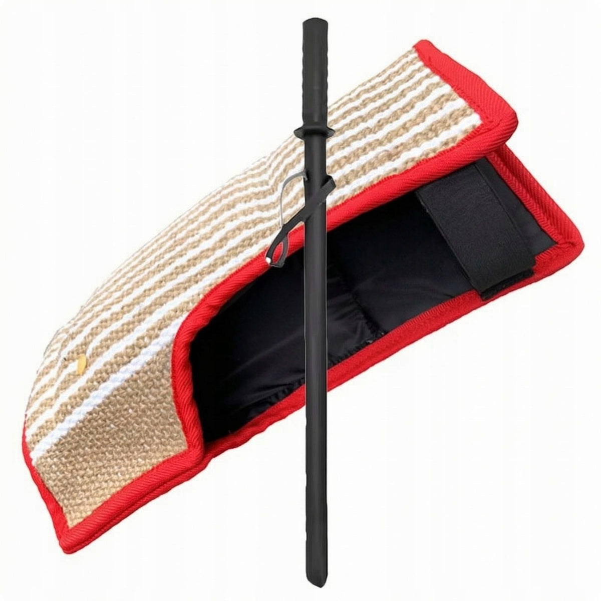 Dog Obedience Training Equipment Adjustable Padded Red Trim 2 PIECE SET
