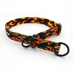 Dog On Fire S/M Half Clamp Collar