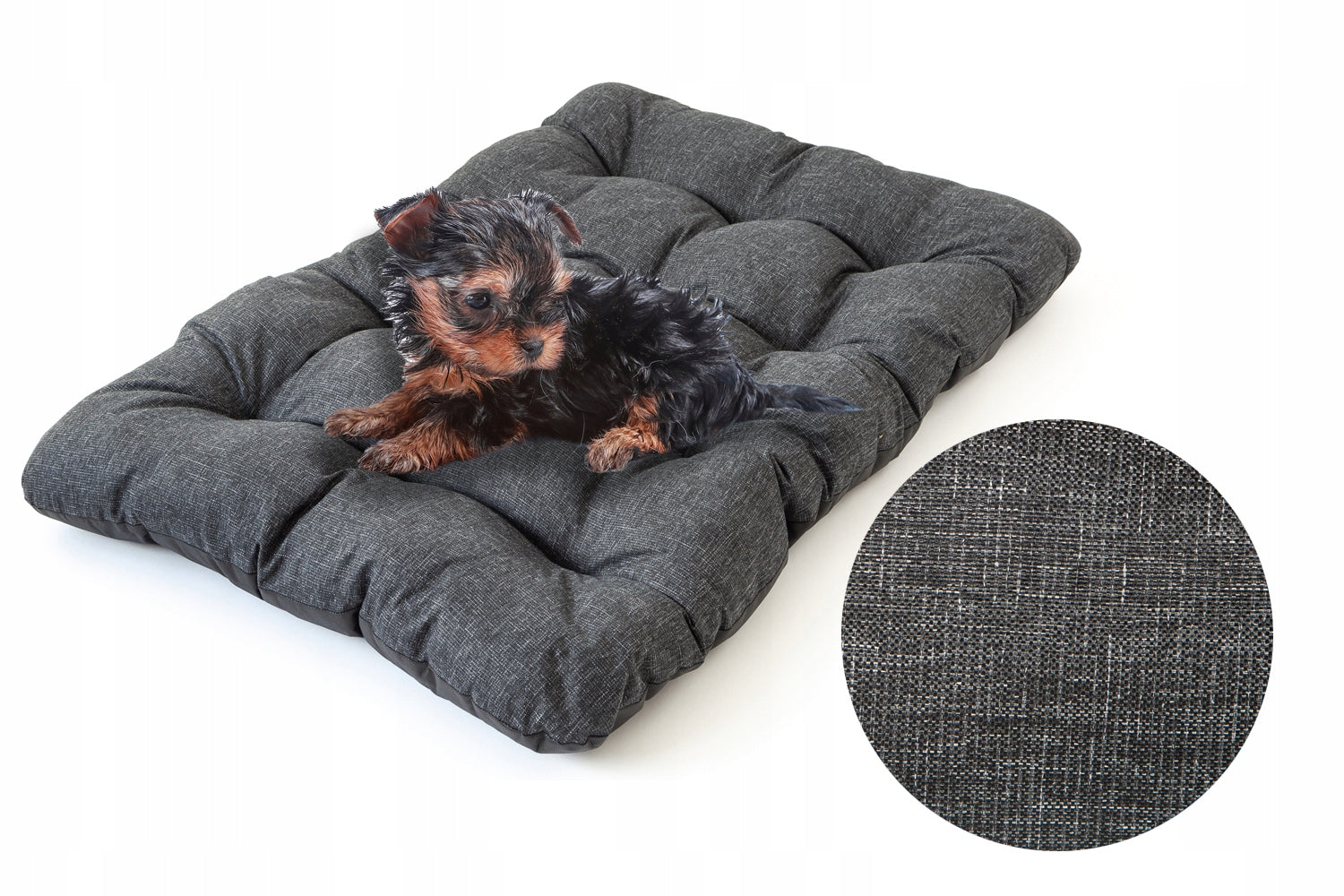 Dog Pillow Bed 100x70 WATERPROOF Black Linen Manufacturer code 609260768