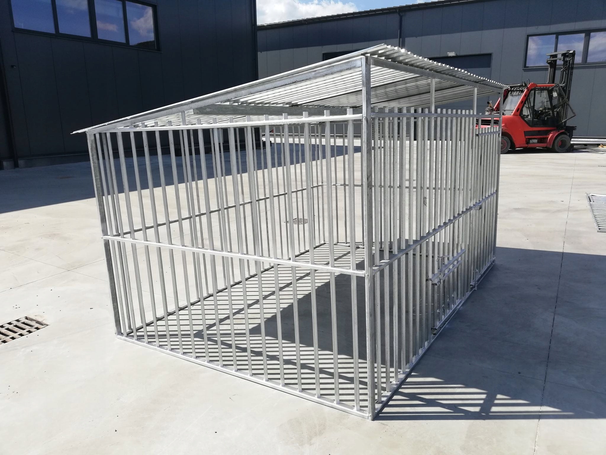Dog Playpen Cage 3x2 Galvanized, Playpen to Size Product width 300 cm